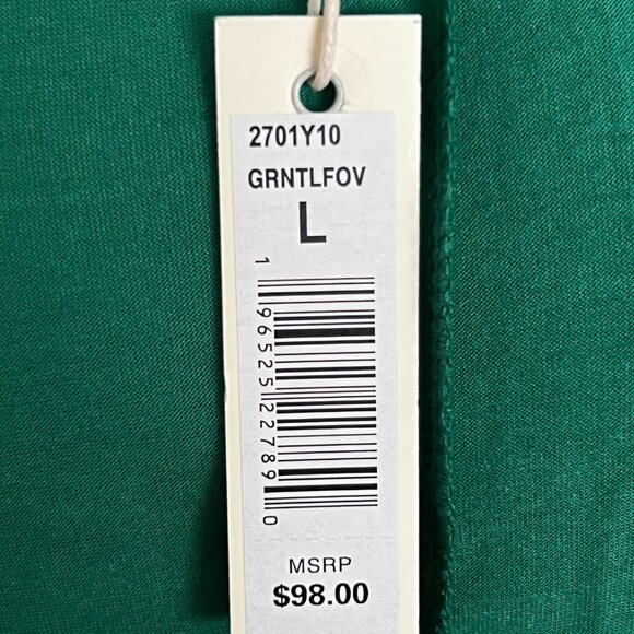 MAX Studio Teal Green Floral Midi Skirt - Picture 6 of 6